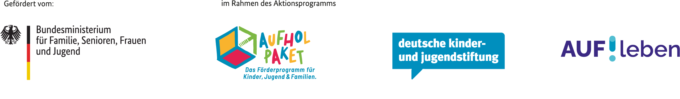 BMFSFJ_Corona_Aufholpaket_4er_Logo_DKJS+Aufleben_RGB